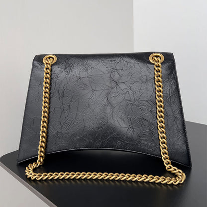 Balenciaga Women’s Crush Chain Bag Large(HIGH-END GRADE)