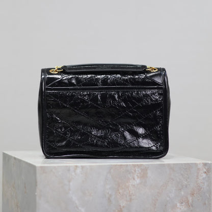 YSL NIKI baby in vintage leather(HIGH-END GRADE)
