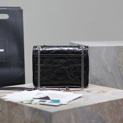 YSL NIKI baby in vintage leather(HIGH-END GRADE)