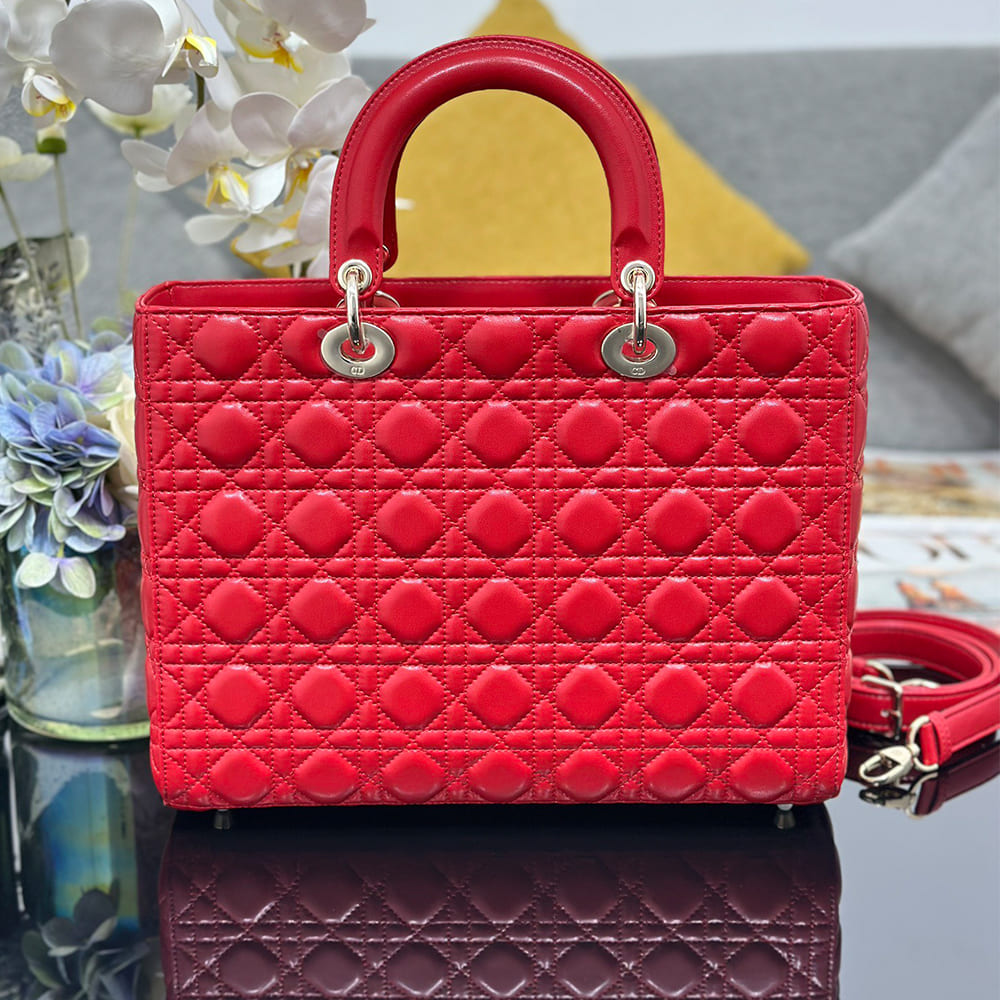 Dior Large Lady Dior Bag(HIGH-END GRADE)