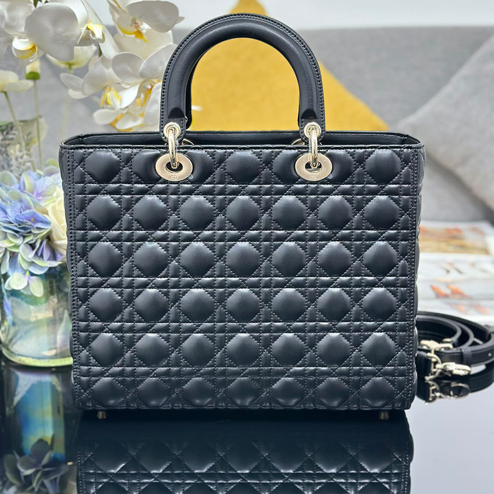 Dior Large Lady Dior Bag(HIGH-END GRADE)