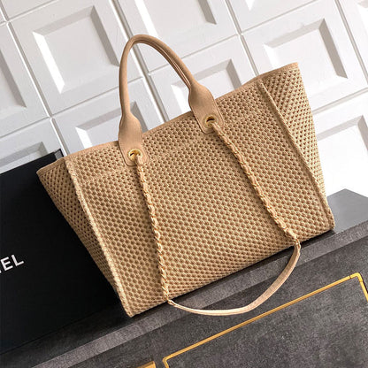 CHANEL Deauville Large Tote(HIGH-END GRADE)