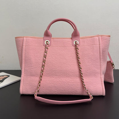 CHANEL Deauville Large Tote(HIGH-END GRADE)
