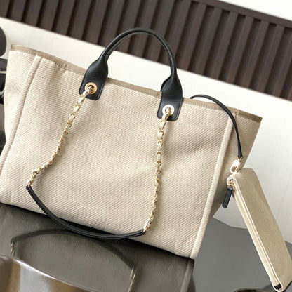 CHANEL Deauville Large Tote(HIGH-END GRADE)