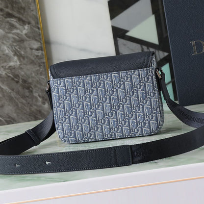 Dior Small Saddle Messenger Bag with Flap