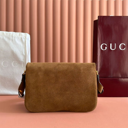 Gucci Horsebit 1955 Aura medium shoulder bag(HIGH-END GRADE)