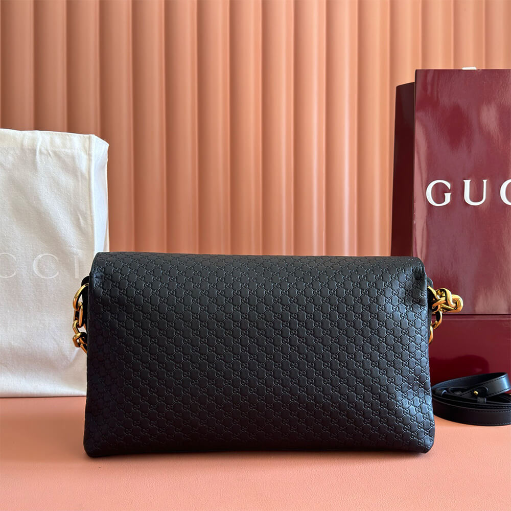 Gucci Large shoulder bag with chain(HIGH-END GRADE)