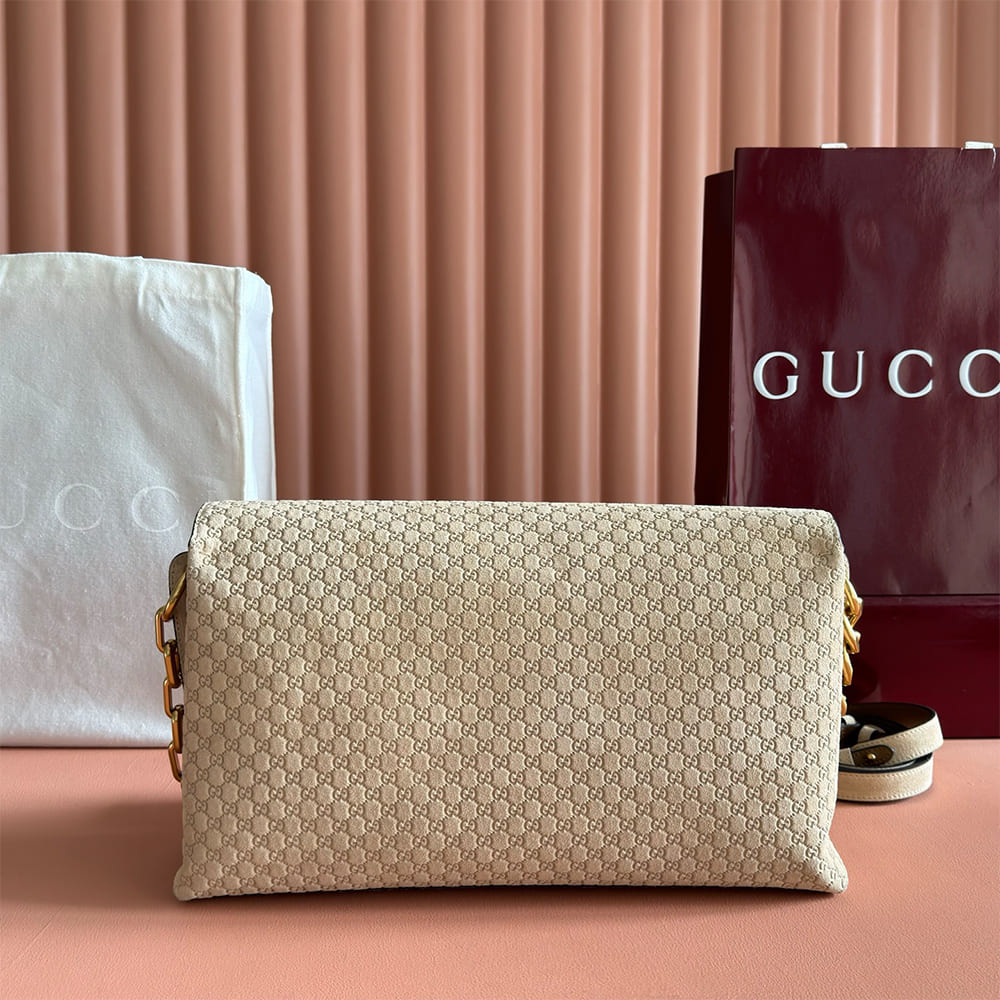 Gucci Large shoulder bag with chain(HIGH-END GRADE)