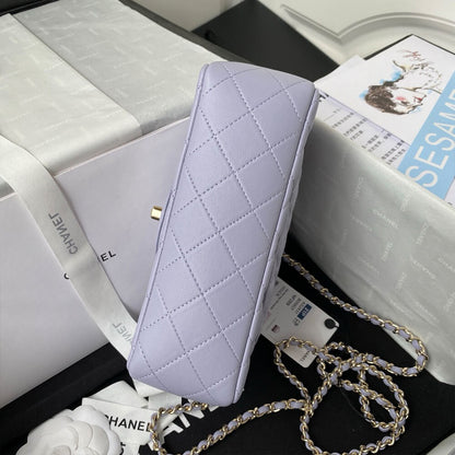 CHANEL Mini Classic Handbag With Top Handle