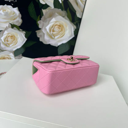 CHANEL Mini Classic Handbag With Top Handle