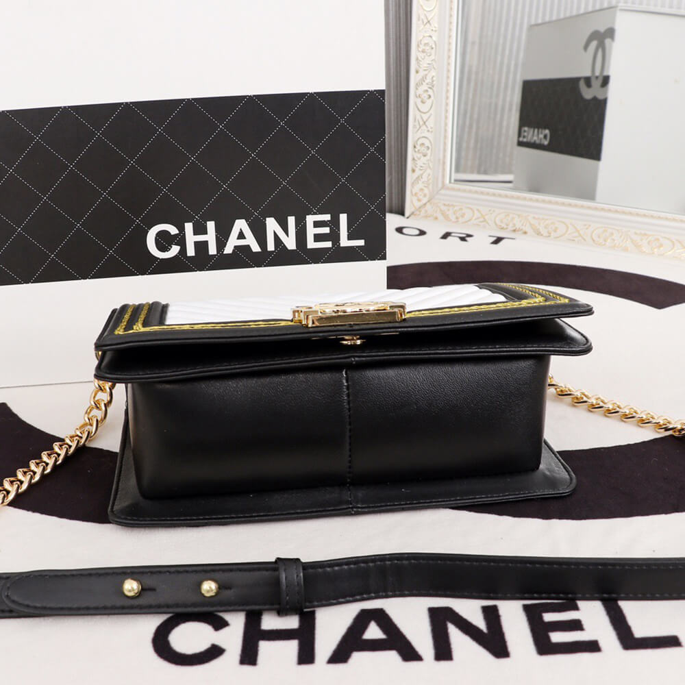 Chevron Boy Chanel Handbag