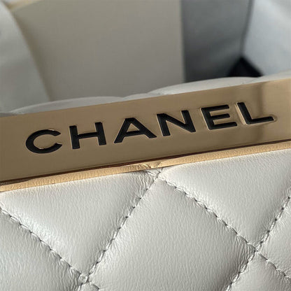CHANEL Mini Flap Bag with Top Handle(HIGH-END GRADE)