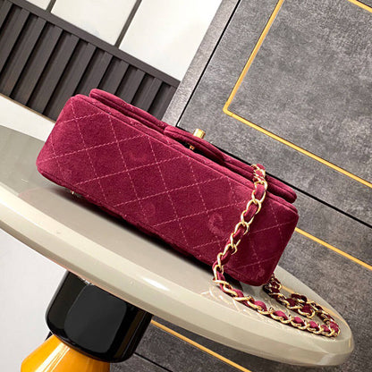CHANEL SUEDE MINI FLAP BAG(HIGH-END GRADE)