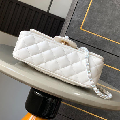 Chanel Mini Flap Bag with Top Handle(HIGH-END GRADE)