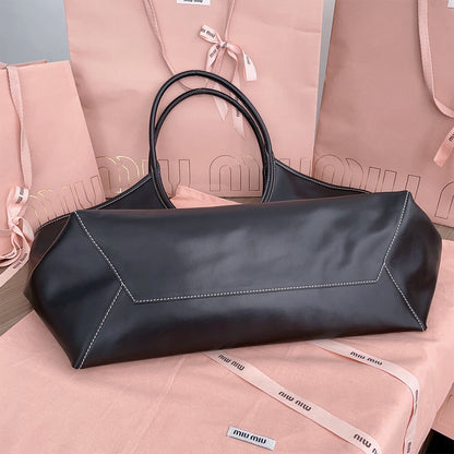 MIUMIU LARGE IVY LEATHER BAG(HIGH-END GRADE)