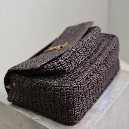 YSL NIKI medium in raffia(HIGH-END GRADE)
