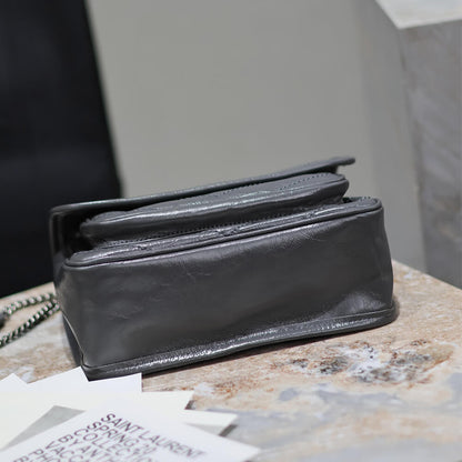 YSL NIKI baby in vintage leather(HIGH-END GRADE)
