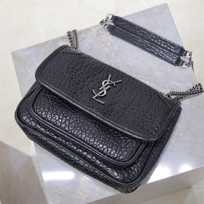 YSL NIKI baby in grained lambskin(HIGH-END GRADE)