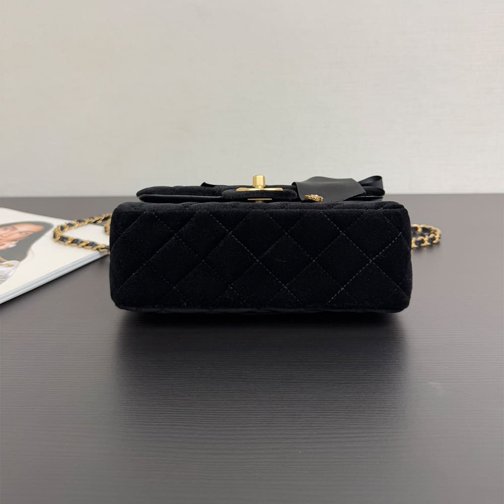 Chanel MINI FLAP BAG WITH TOP HANDLE(HIGH-END GRADE)