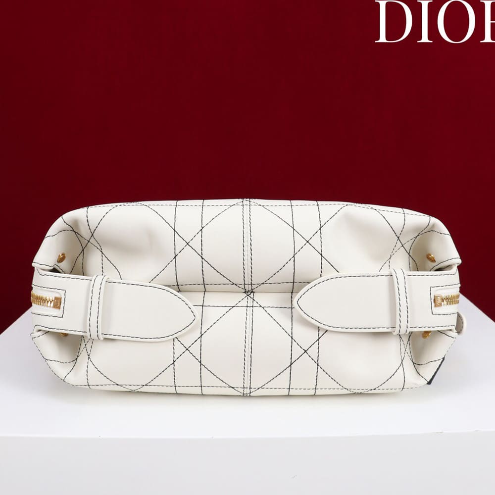 Dior Small D-Journey Bag in Two-Tone Calfskin(HIGH-END GRADE)