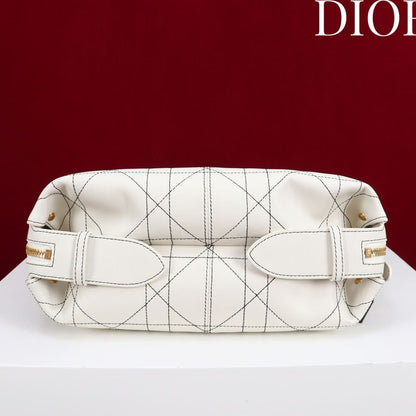 Dior Small D-Journey Bag in Two-Tone Calfskin(HIGH-END GRADE)