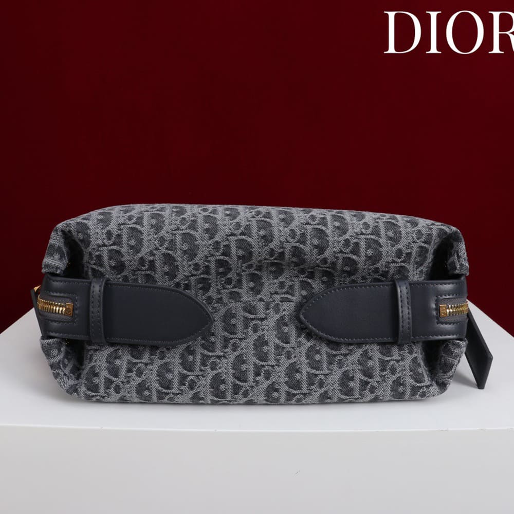 Dior Small D-Journey Bag in Two-Tone Calfskin(HIGH-END GRADE)