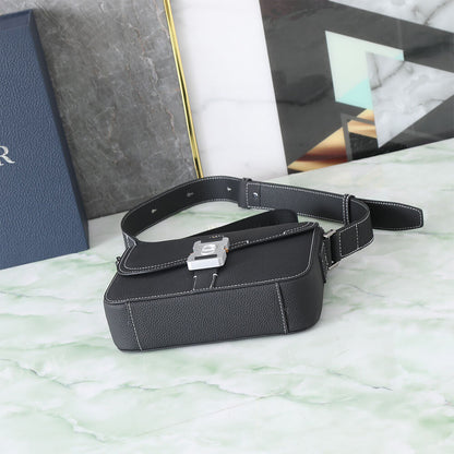Dior Small Saddle Messenger Bag with Flap