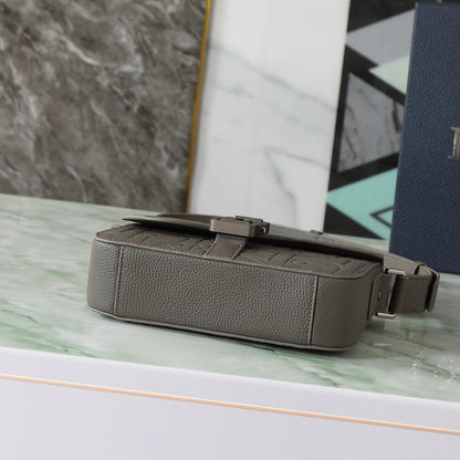 Dior Small Saddle Messenger Bag with Flap