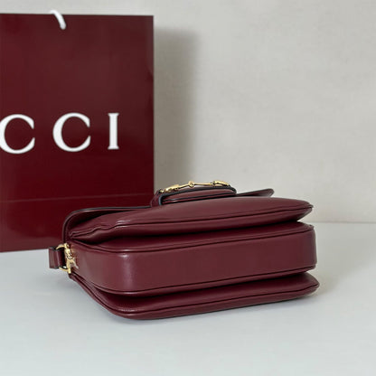 Gucci Horsebit 1955 Aura small shoulder bag(HIGH-END GRADE)