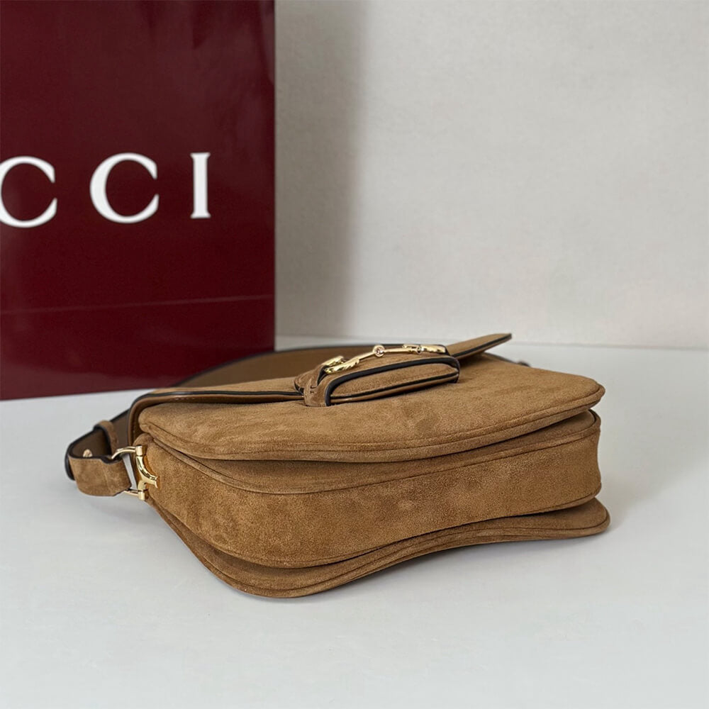 Gucci Horsebit 1955 Aura small shoulder bag(HIGH-END GRADE)