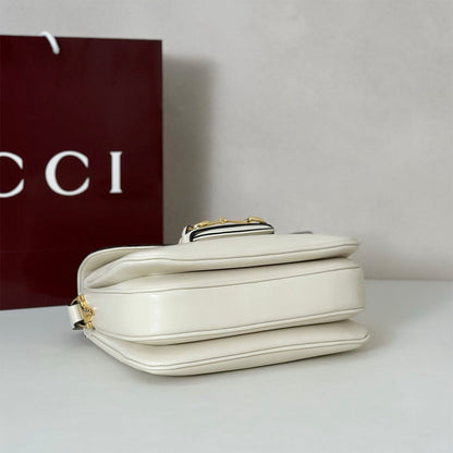 Gucci Horsebit 1955 Aura small shoulder bag(HIGH-END GRADE)