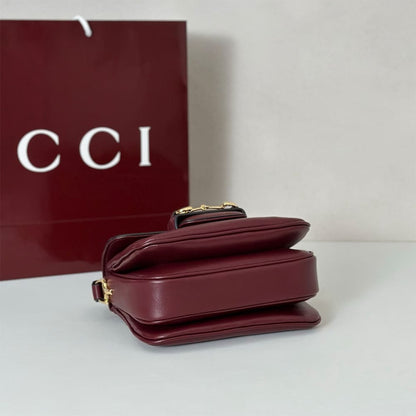 Gucci Horsebit 1955 Aura mini shoulder bag(HIGH-END GRADE)