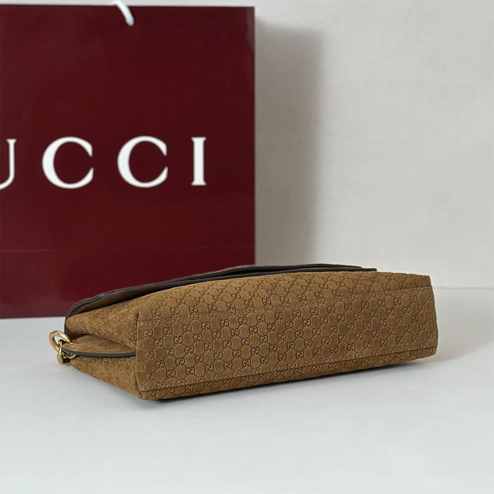 Gucci Medium shoulder bag with chain(HIGH-END GRADE)