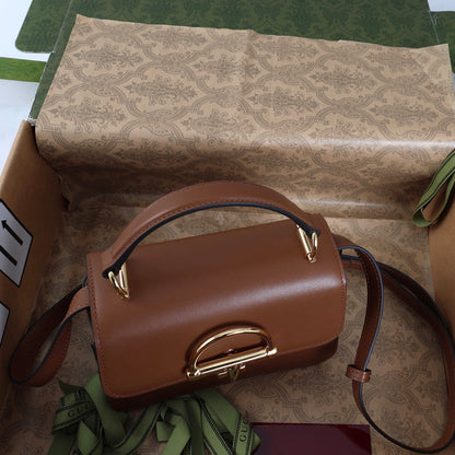 Gucci Siena small top handle bag(HIGH-END GRADE)