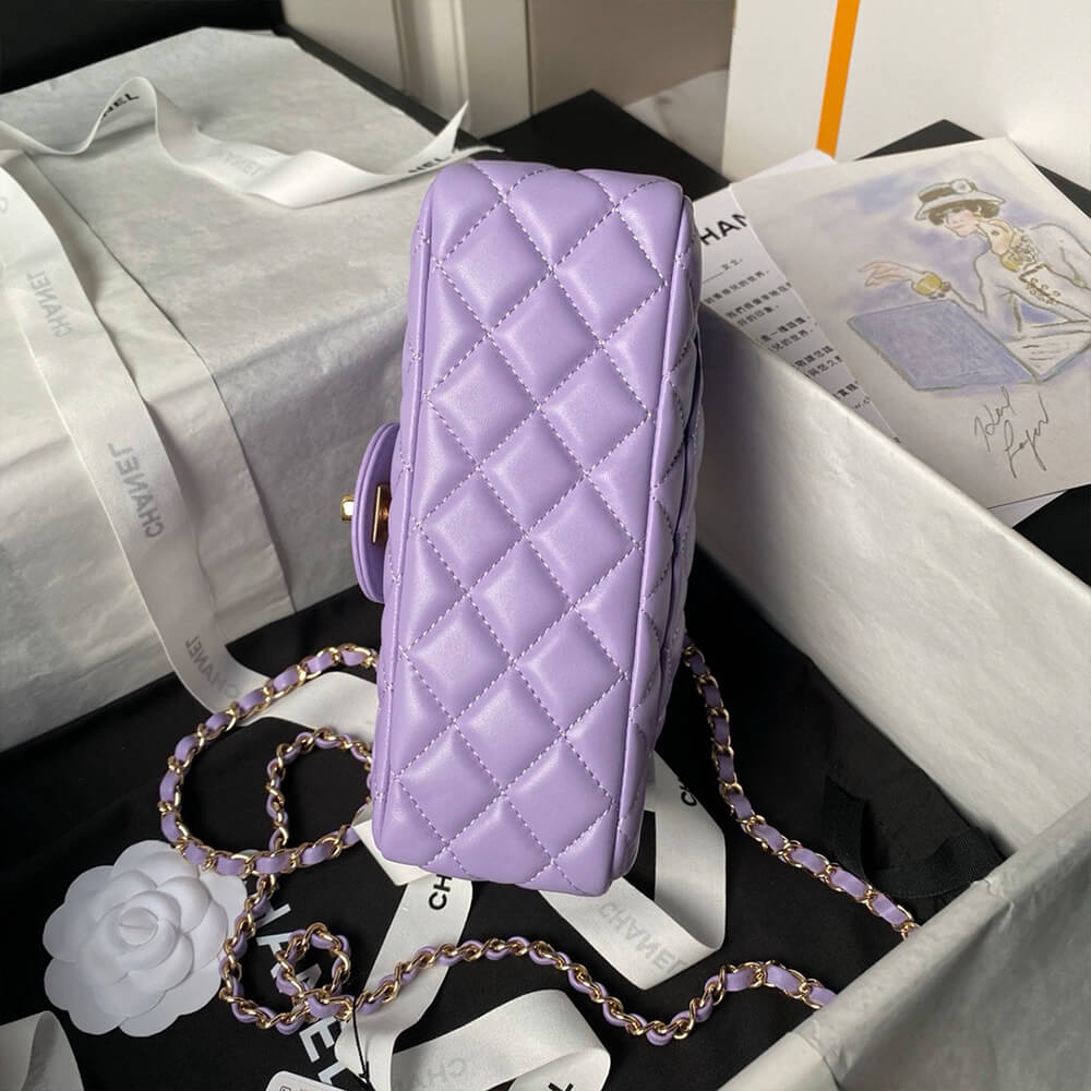 CHANEL Mini Flap Bag with Top Handle