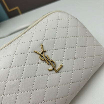 YSL Gaby zipped pouch in quilted lambskin