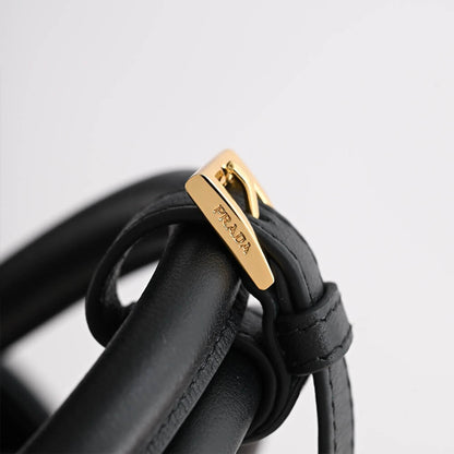 Prada Buckle small leather handbag with belt(high-end grade)