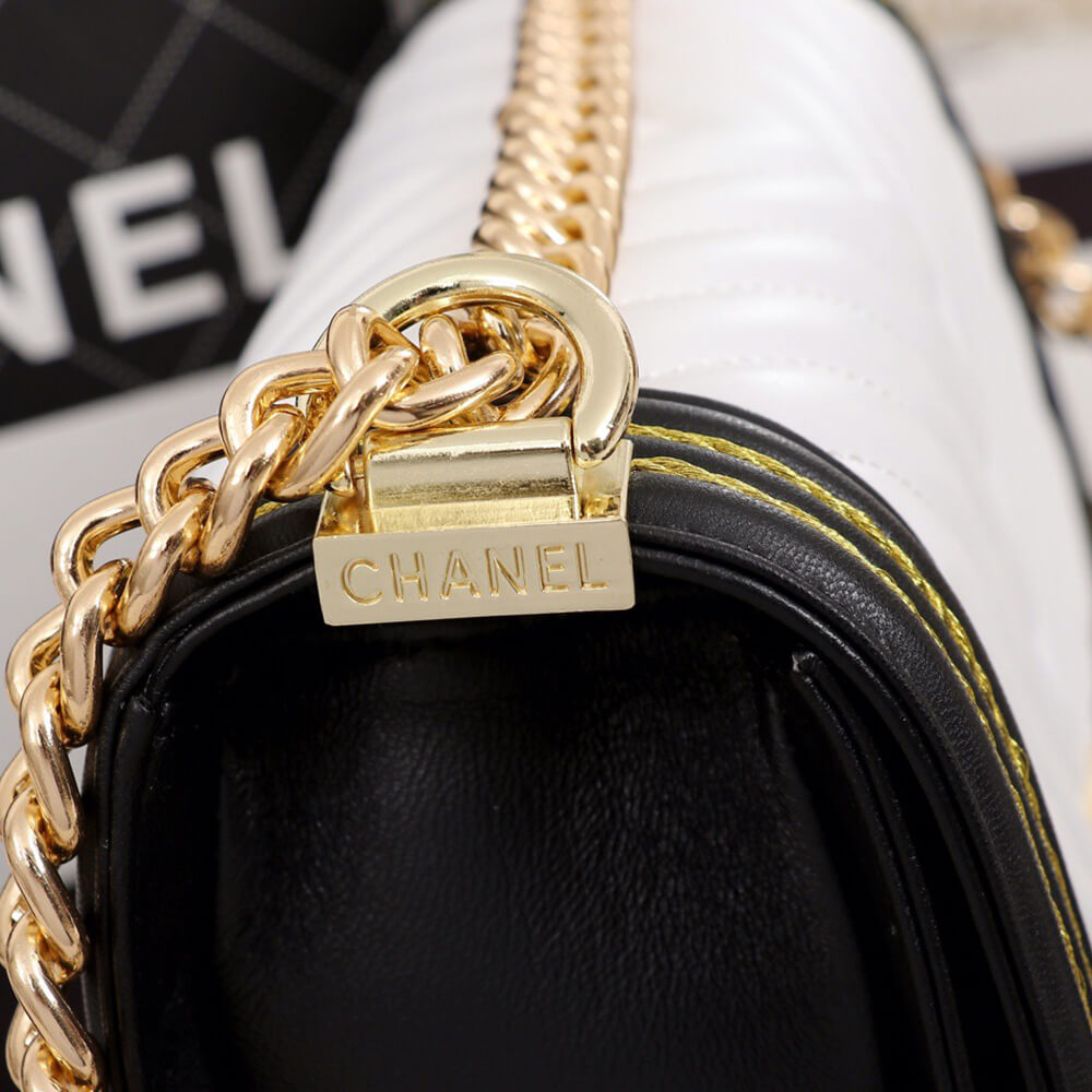 Chevron Boy Chanel Handbag