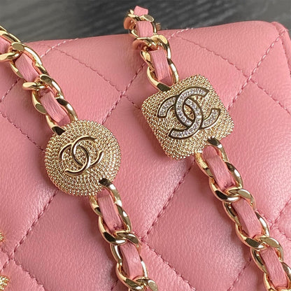 CHANEL Clutch With Chain(HIGH-END GRADE)