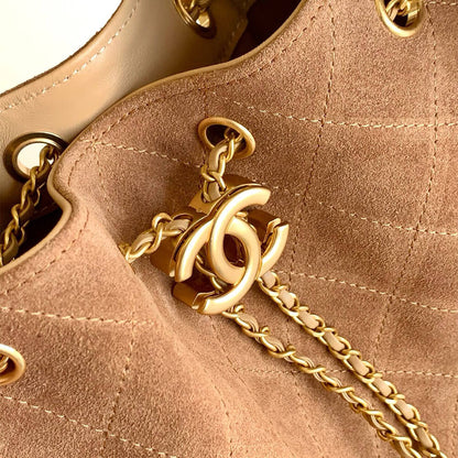 CHANEL 25C LARGE HOBO SUEDE(high-end grade)