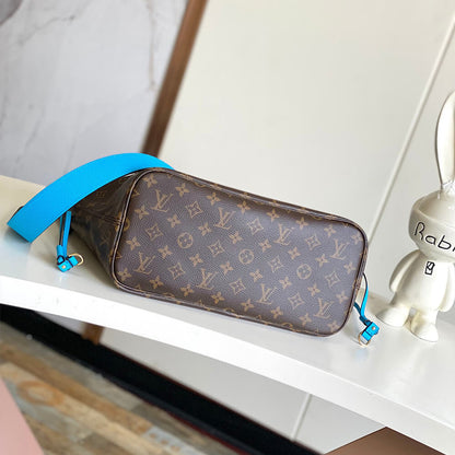 LV Neverfull Bandouliere Inside Out MM(HIGH-END GRADE)