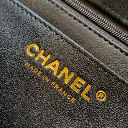CHANEL SUEDE MINI FLAP BAG(HIGH-END GRADE)