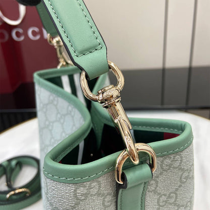 GG Emblem mini bucket bag