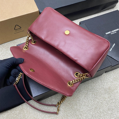 YSL calypso small in plunged lambskin
