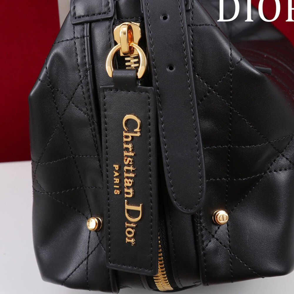 Dior Medium D-Journey Bag in Shiny Goatskin(HIGH-END GRADE)