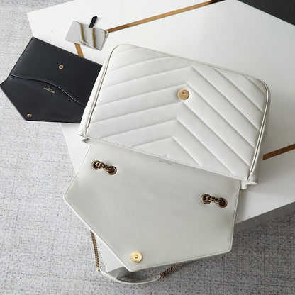 YSL LOULOU large in MATELASSE lambskin(HIGH-END GRADE)