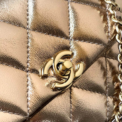 Chanel FLAP PHONE HOLDER WITH CHAIN(HIGH-END GRADE)