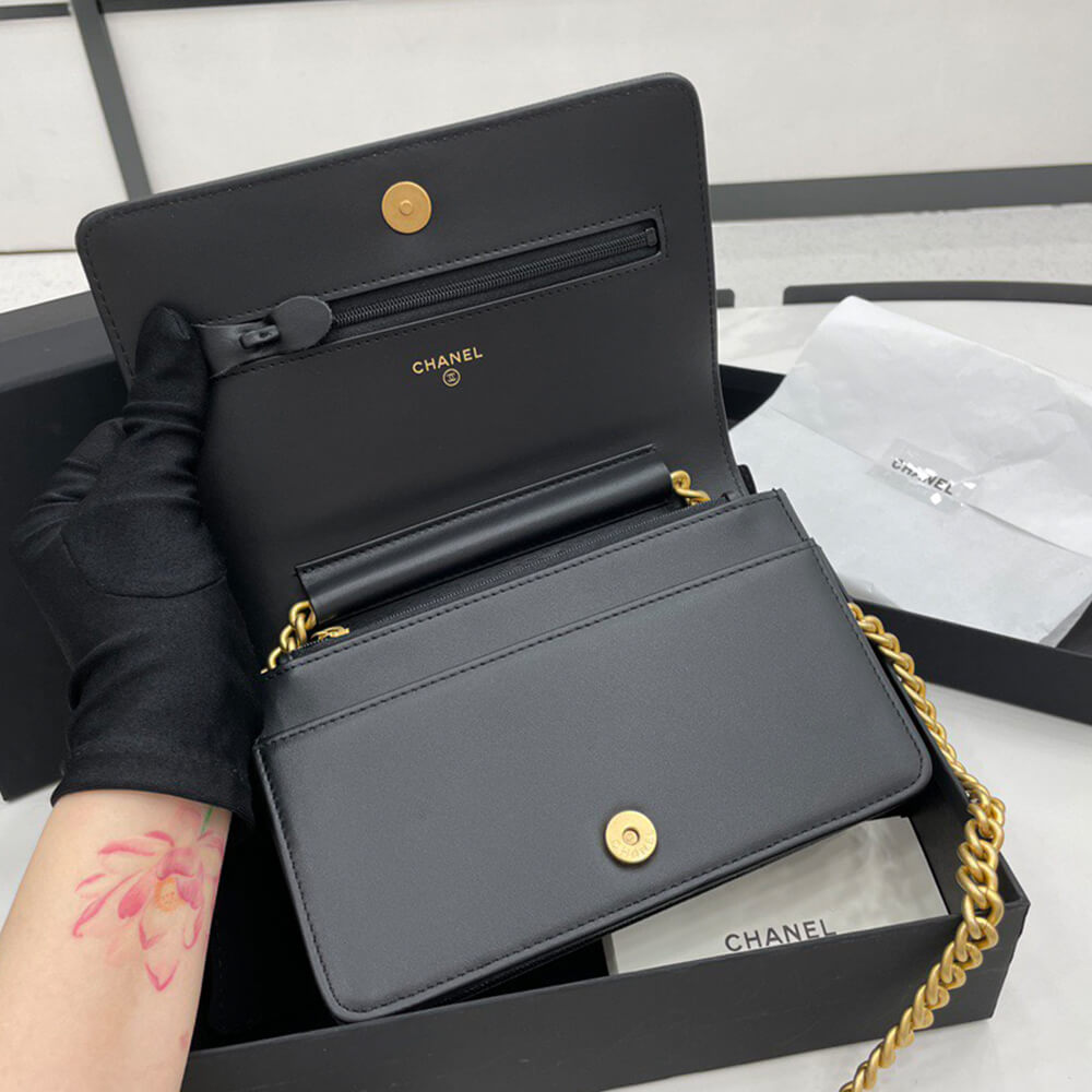 Chanel BOY CHANEL Wallet On Chain(high-end grade)