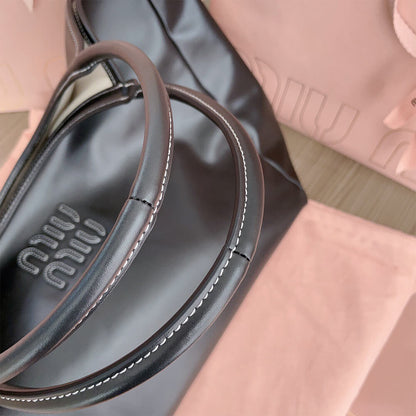 MIUMIU LARGE IVY LEATHER BAG(HIGH-END GRADE)