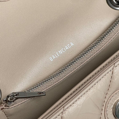 Balenciaga Women’s Crush Chain Bag Small(HIGH-END GRADE)